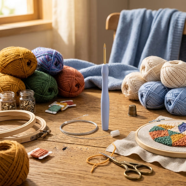 Punch Needle Canvas Kit - DIY Craft Kit for Beginners