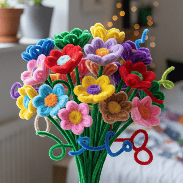 Pipe cleaner's DIY flower making Kit