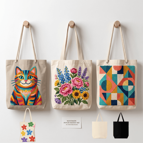 2-in-1 Plain Tote Bag Bundle – Style, Strength & Sustainability!