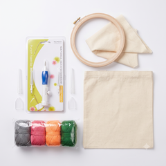 Magic Punch Needle Coaster Kit - Make 4 Coasters (Complete DIY For Beginners)