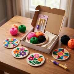DIY Punch Needle Magic Embroidery Pen Mini Kit