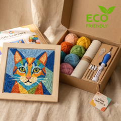 Punch Needle Canvas Kit - DIY Craft Kit for Beginners
