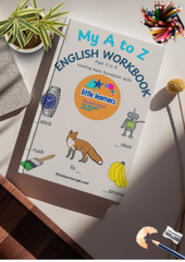 My a to z English Worksheets - Foundational Skills for Ages 3-6