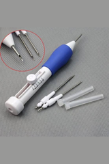 Punch needle embroidery pen (set of 3 needles).