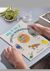 My a to z English Worksheets - Foundational Skills for Ages 3-6