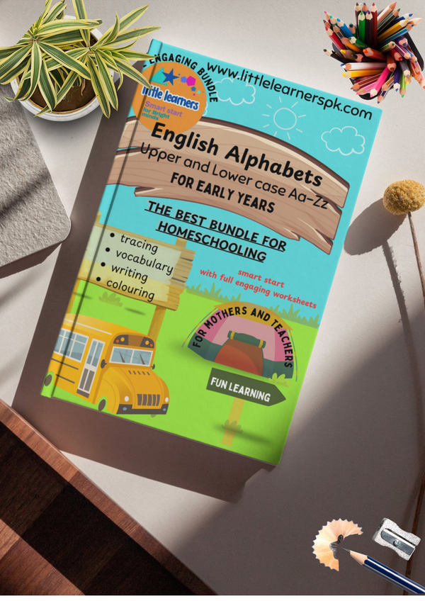 Early Years 4-in-1 Worksheets Learning Bundle (colored)