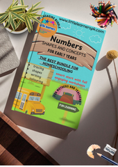 Early Years 4-in-1 Worksheets Learning Bundle (colored)