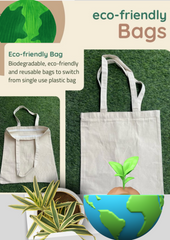 3-in-1 Plain Tote Bag Bundle – Style, Strength & Sustainability!