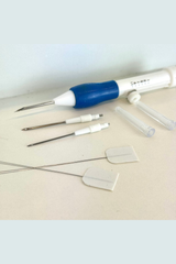 Punch needle embroidery pen (set of 3 needles).