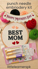 Coaster Kit with Magic Embroidery Pen