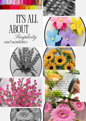 Pipe cleaner's DIY flower making Kit (pack of 8 flowers kit)