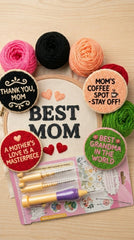 Coaster Kit with Magic Embroidery Pen
