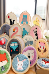 Punch needle embroidery pen (set of 3 needles).