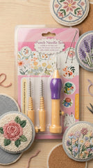 Coaster Kit with Magic Embroidery Pen