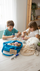 Punch needle embroidery pen (set of 3 needles) With Eco friendly Tote Bag.