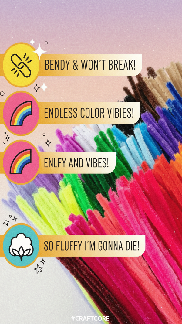 Pipe cleaner's DIY flower making Kit