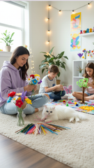 Pipe cleaner's DIY flower making Kit
