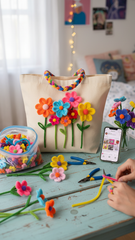 Pipe cleaner's DIY flower making Kit