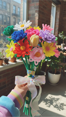 Pipe cleaner's DIY flower making Kit (pack of 8 flowers kit)