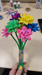 Pipe cleaner's DIY flower making Kit (pack of 8 flowers kit)