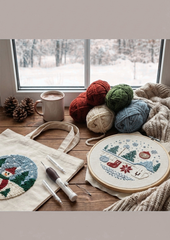 Punch needle embroidery pen (set of 3 needles) With Eco friendly Tote Bag.