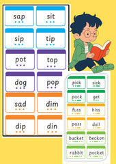 170+ Sound Button Flash Cards – Phase 2 Reading Resource